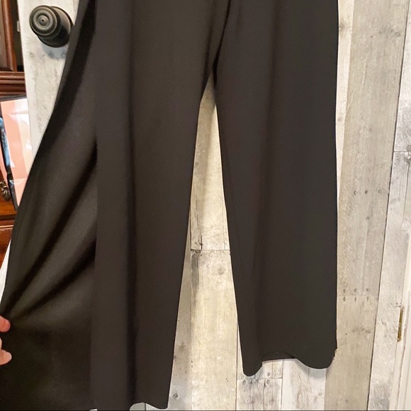 Maru jumpsuit strapless black wide leg slits M - Picture 7 of 13